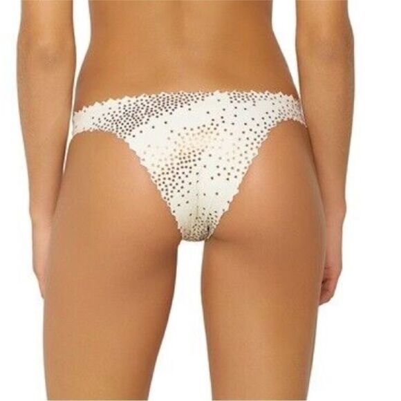 PilyQ NWT City Of Stars Reversible Zig Zag Teeny Cut
Bikini Bottom Size Large - Picture 4 of 7